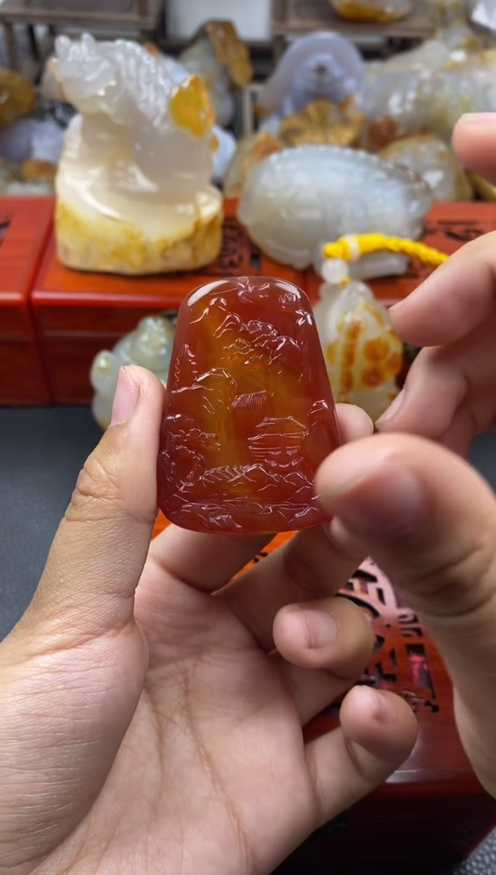 【闪购商品】玛瑙/玉髓挂件未镶嵌00