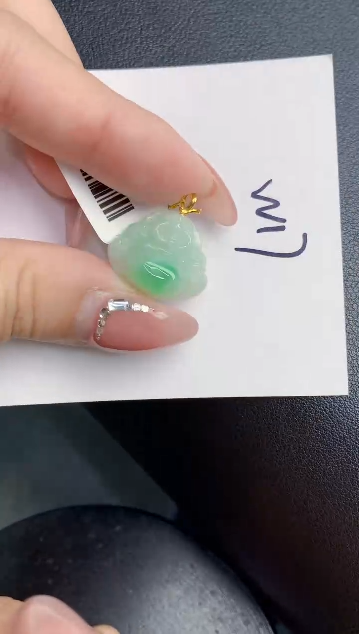 【闪购商品】翡翠颈饰18K金镶嵌000000000