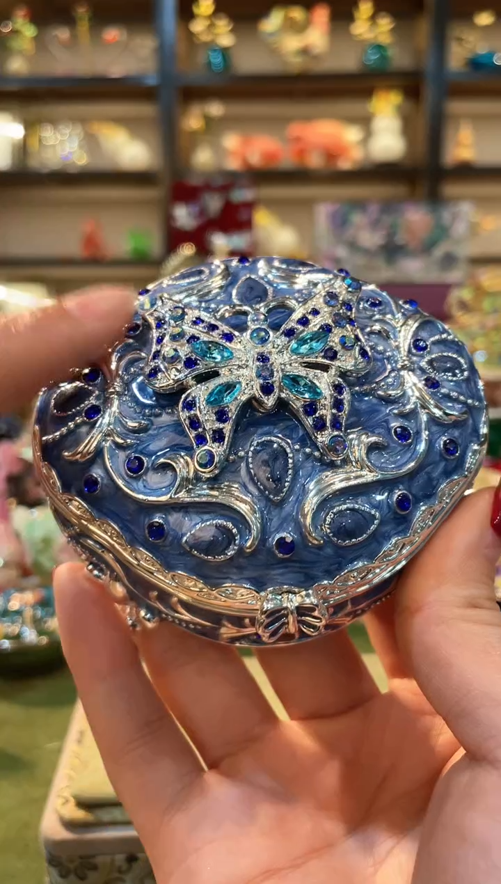 【闪购商品】精致珐琅彩首饰盒