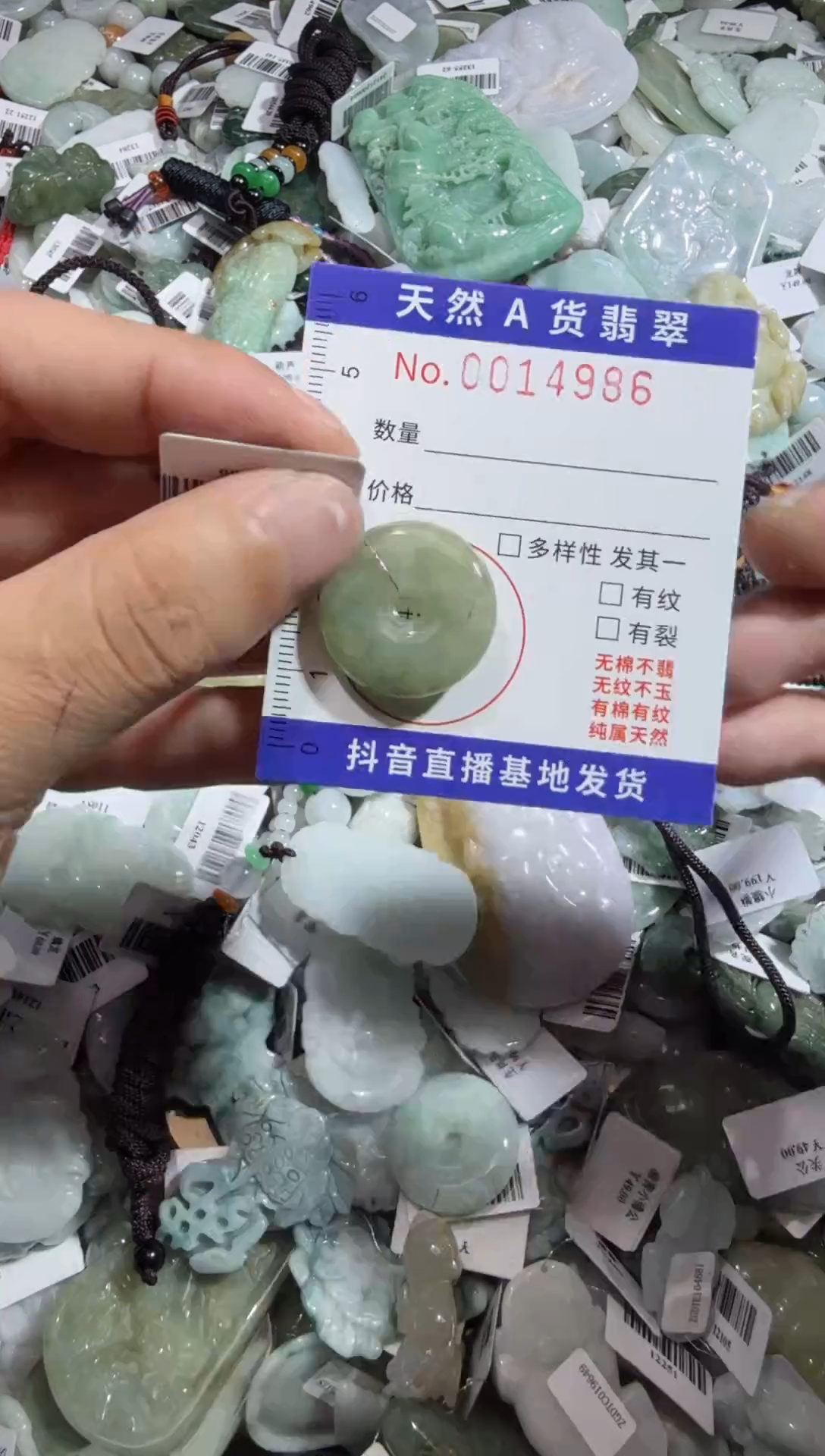 【闪购商品】翡翠颈饰未镶嵌00014986