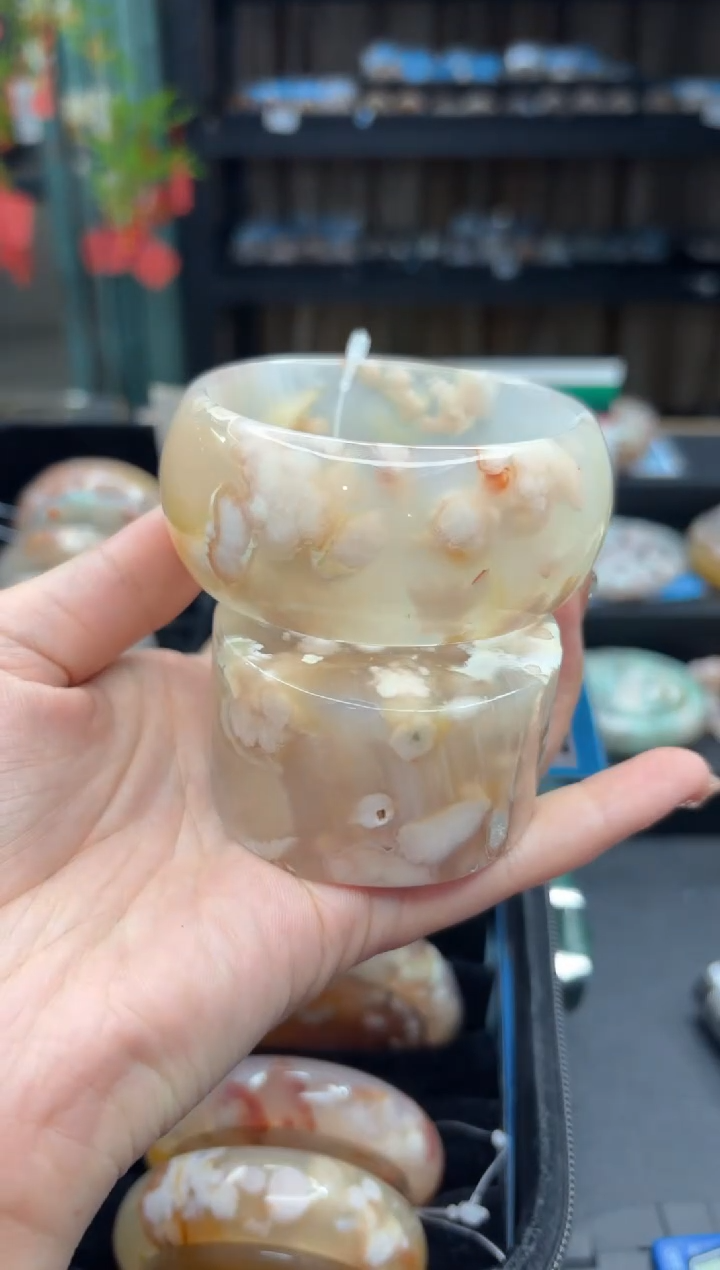 【闪购商品】石英质玉手镯未镶嵌274（60圈赠送镯心）