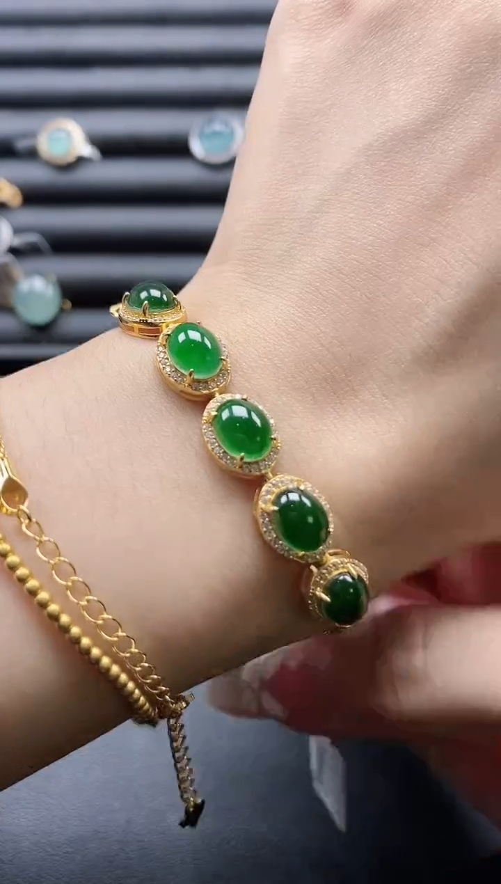 【闪购商品】翡翠戒指银S925镶嵌1111