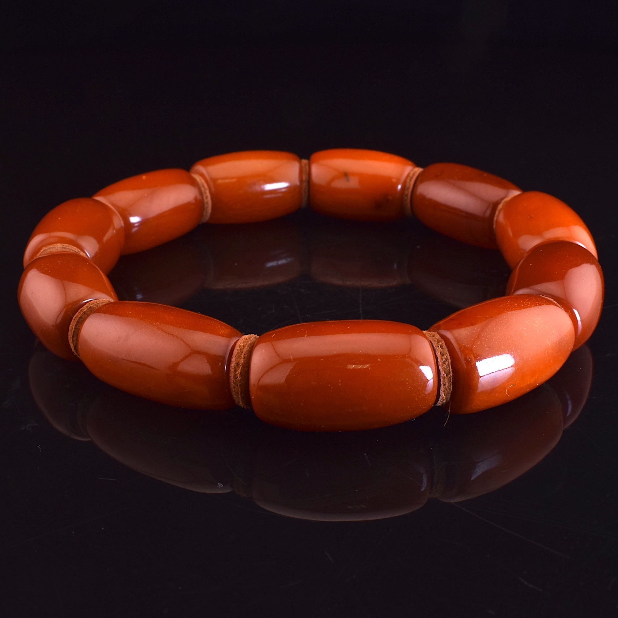 民国蜜蜡手串/127070/收藏/传承/【北京鸿光阁文物商店】