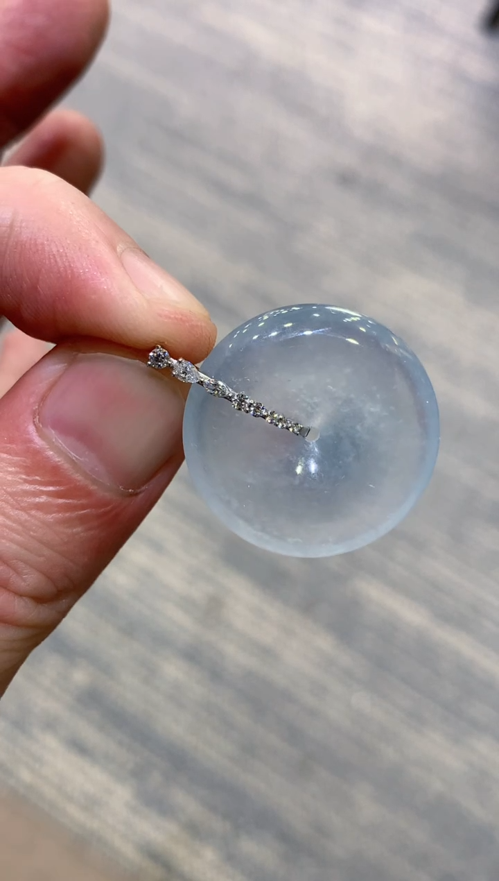 颈饰未镶嵌翡翠天然A货翡翠