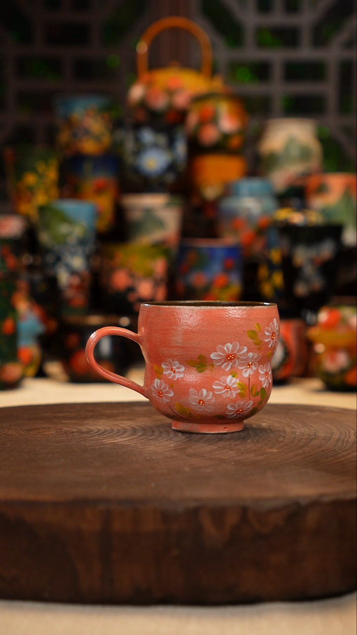 油画   釉下彩   杯子