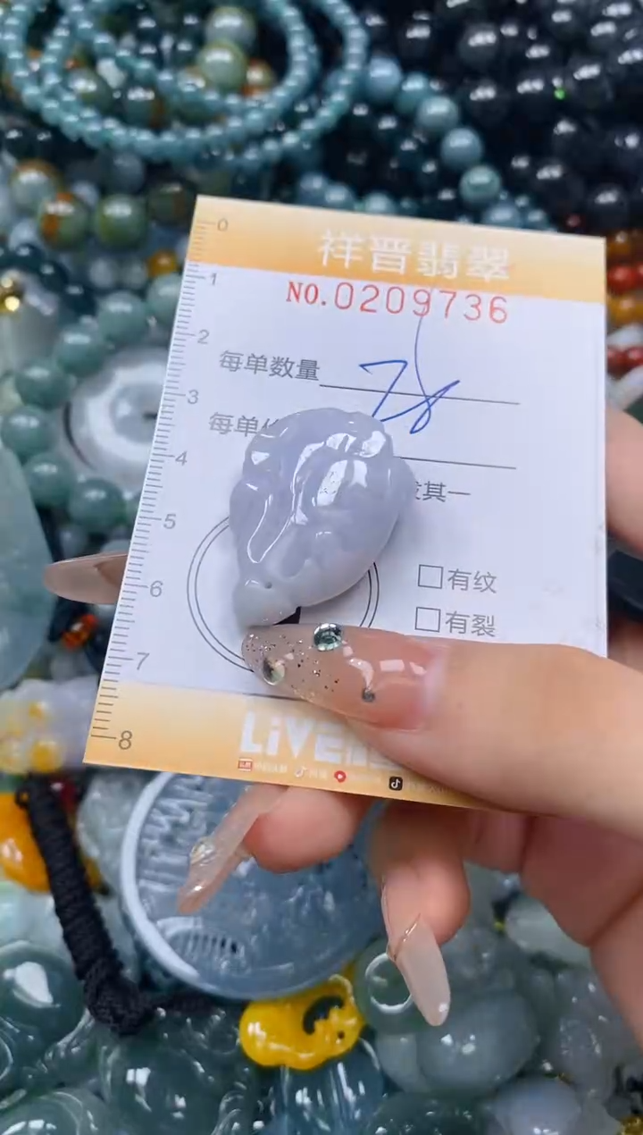 翡翠未镶嵌颈饰闪购0209736多样性发其一