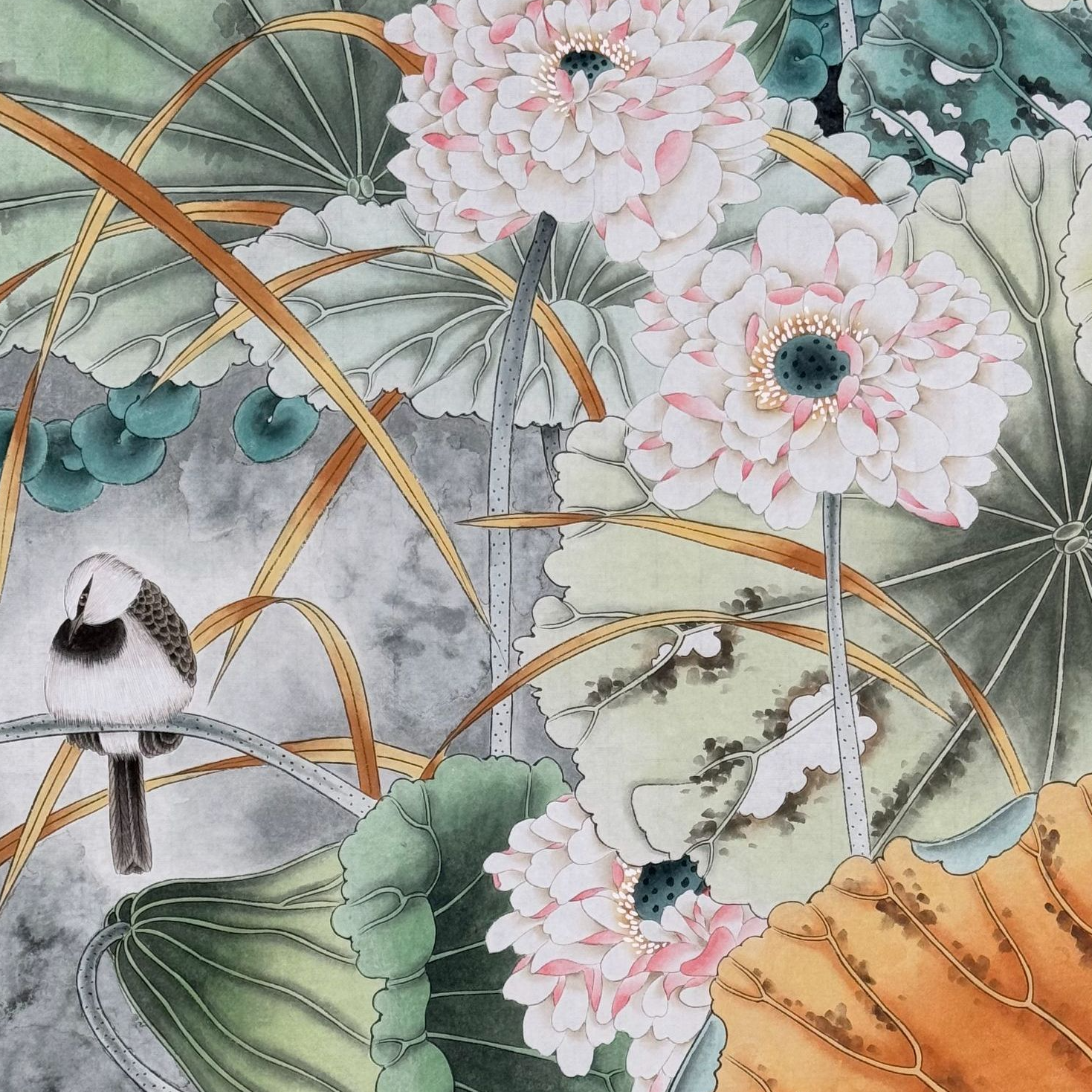 S-21009 JGJ 花鸟 68*68cm 约4平尺