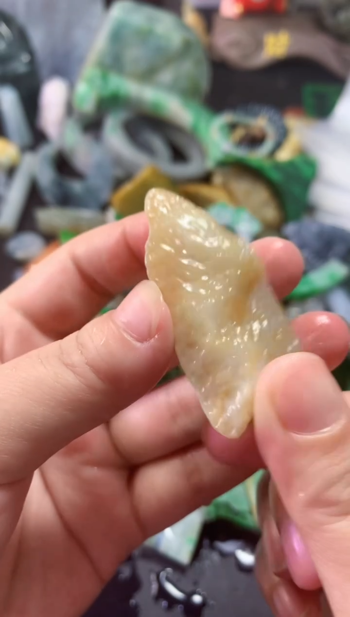 颈饰未镶嵌翡翠007天然翡翠