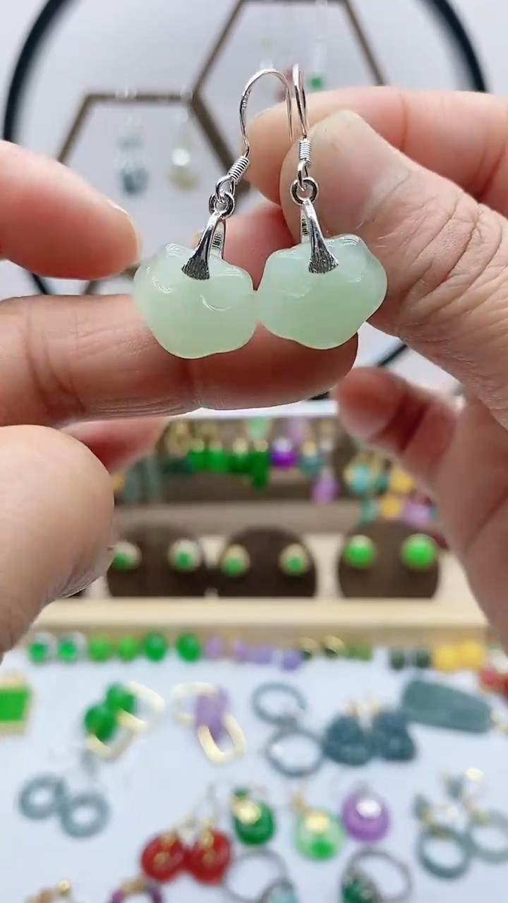 未镶嵌和田玉耳饰113