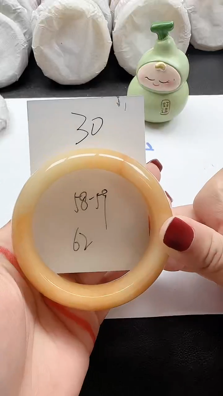 未镶嵌手镯石英质玉30+5859