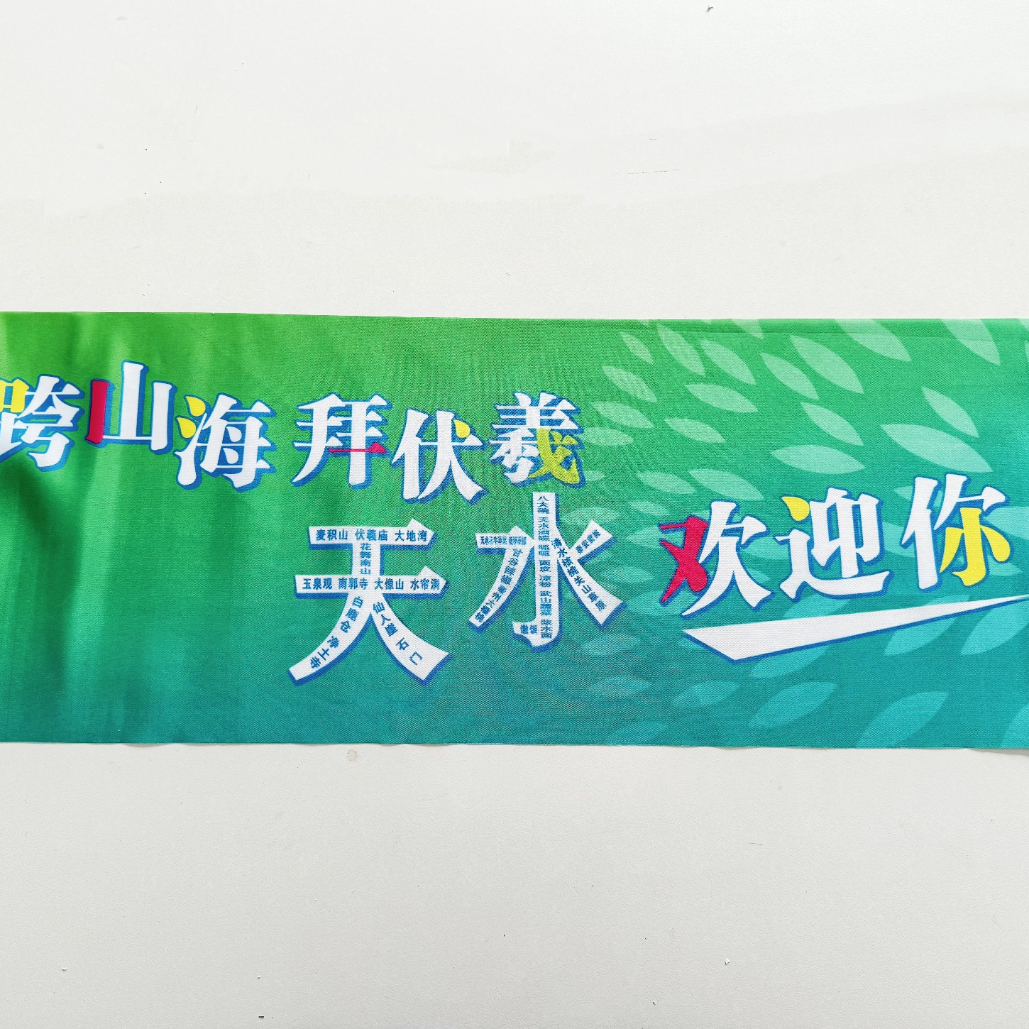 天水手拉旗、天水欢迎你