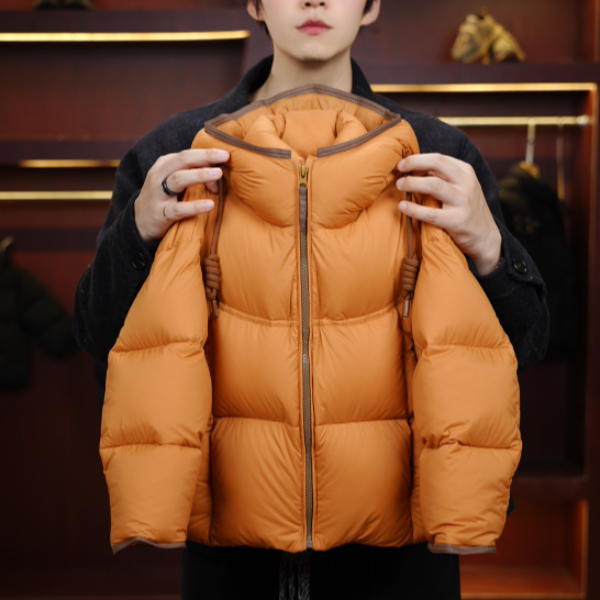 亲子中性款男女童新国标白鸭绒羽绒服冬季新款连帽保暖休闲时尚