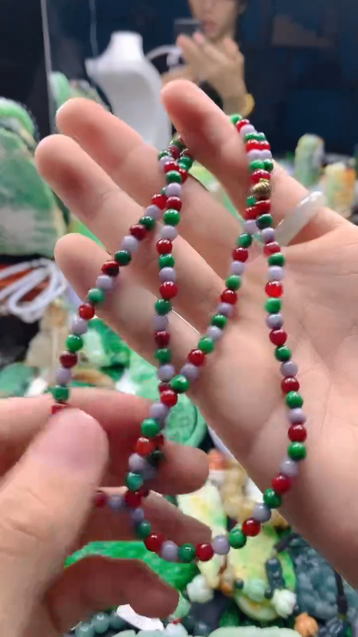 颈饰未镶嵌翡翠天然缅甸翡翠a货