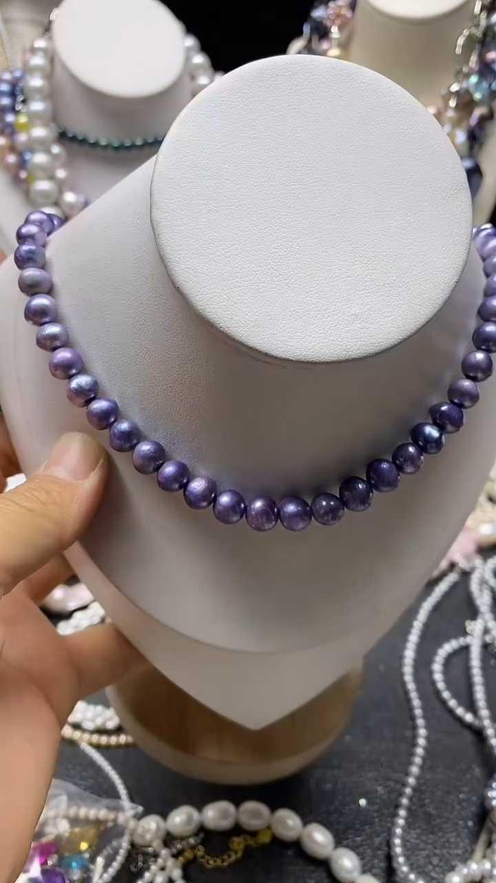 颈饰未镶嵌淡水珍珠多人