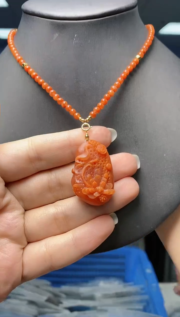 【闪购商品】南红玛瑙颈饰未镶嵌   G09019