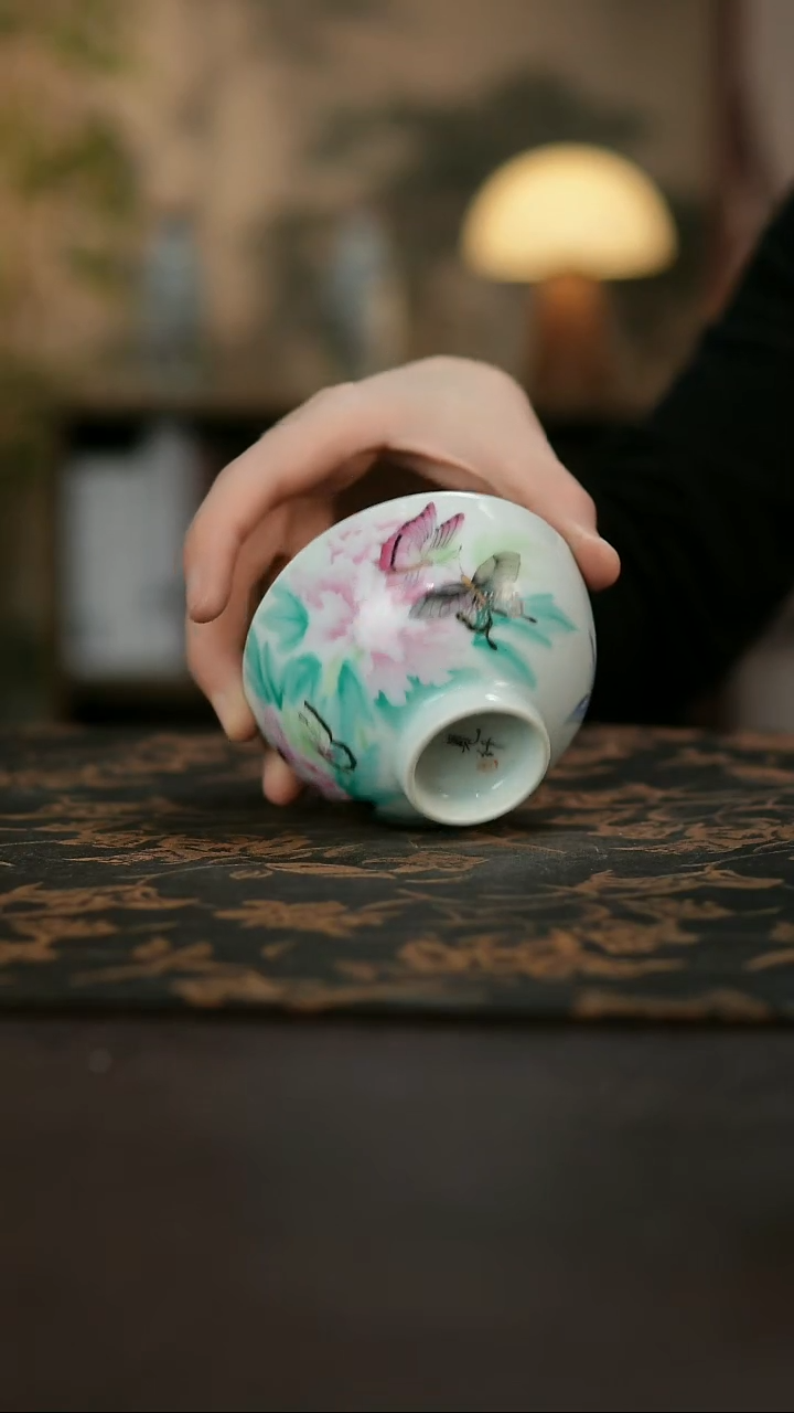 景德镇陶瓷杯碗柴烧多人