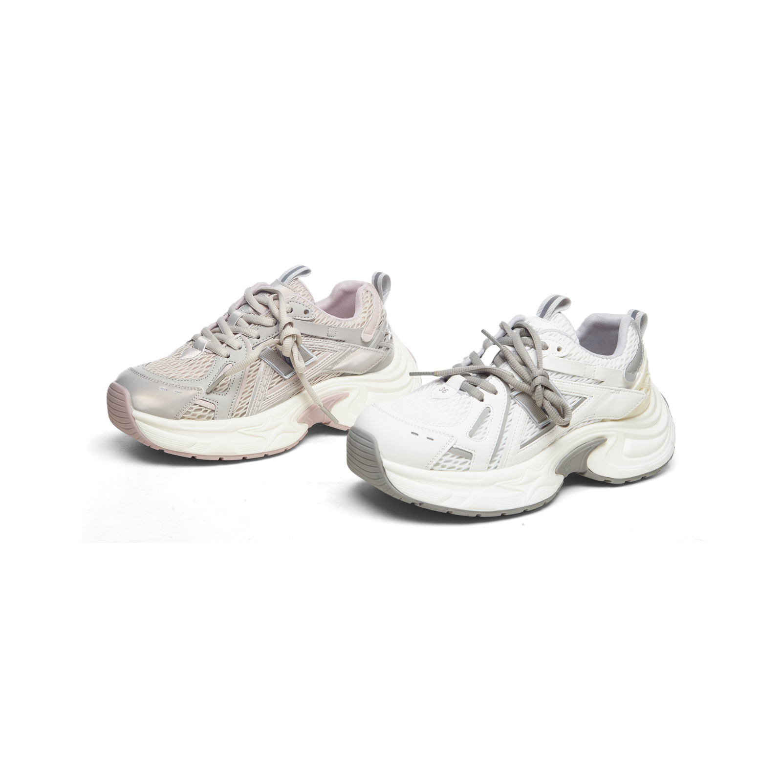 WalkerShop夏季新款经典时尚百搭老爹鞋厚底软底透气休闲鞋 2202