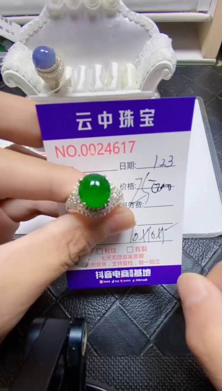 【闪购商品】翡翠戒指未镶嵌/46170000