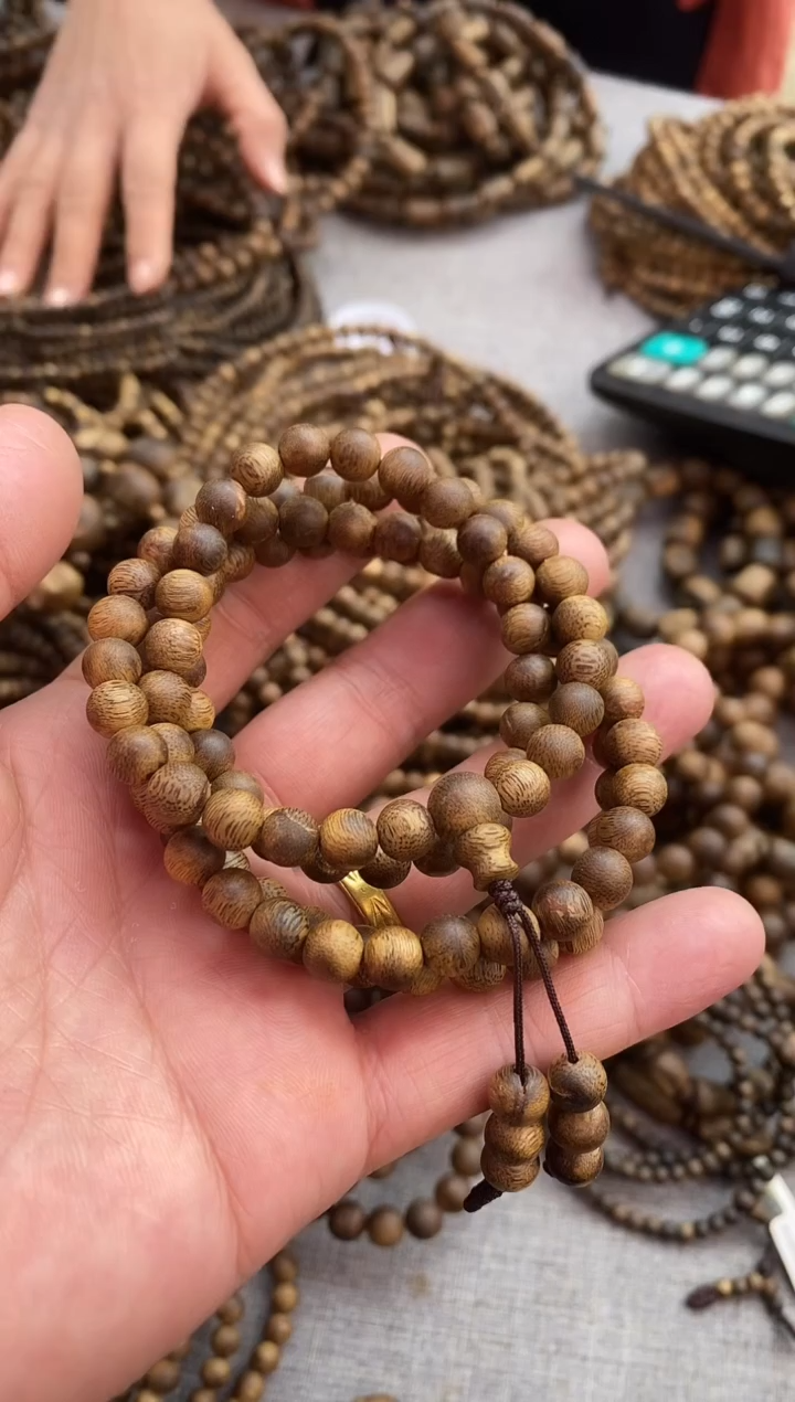 【闪购商品】沉香手串08圆珠多圈棋楠手串#22 多样性发一