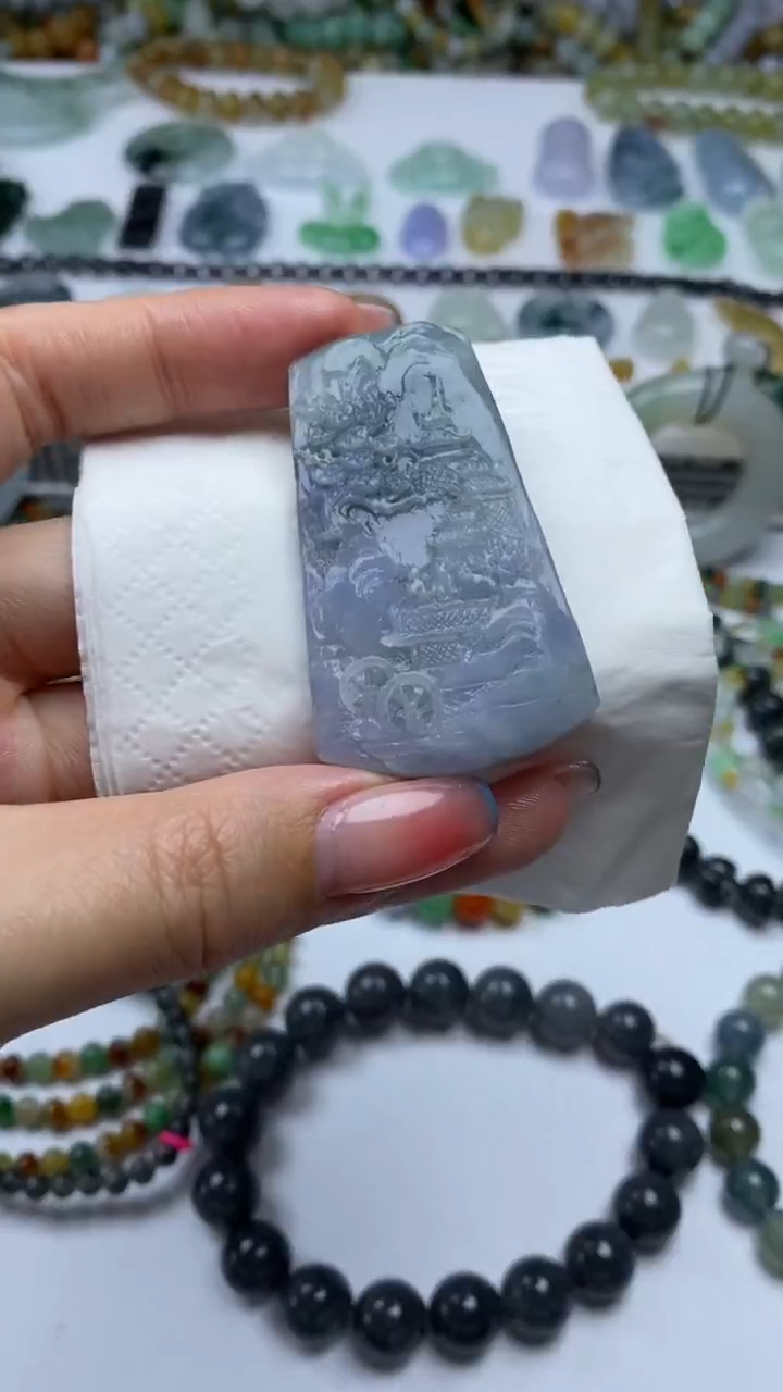 未镶嵌定制翡翠毛货定制不退不换