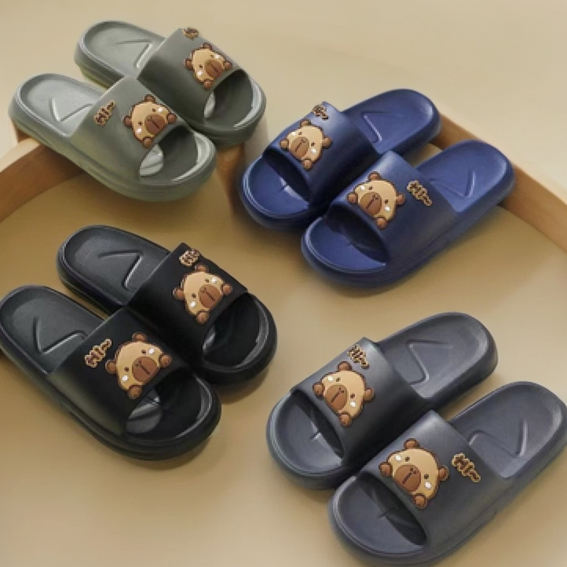 2211夏季软底潮流防臭厚底男士拖鞋防滑一字拖外穿凉拖鞋网红亲子