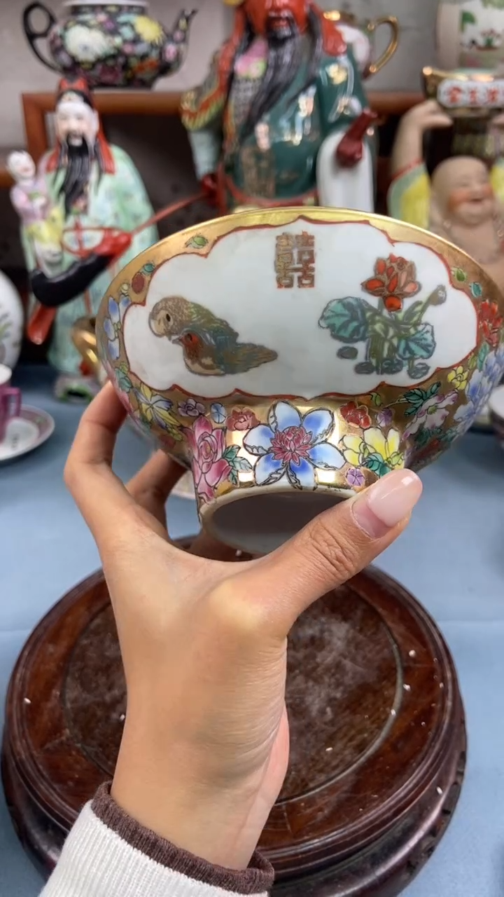 瓷片微瑕慎拍景德镇窑老厂瓷器单件