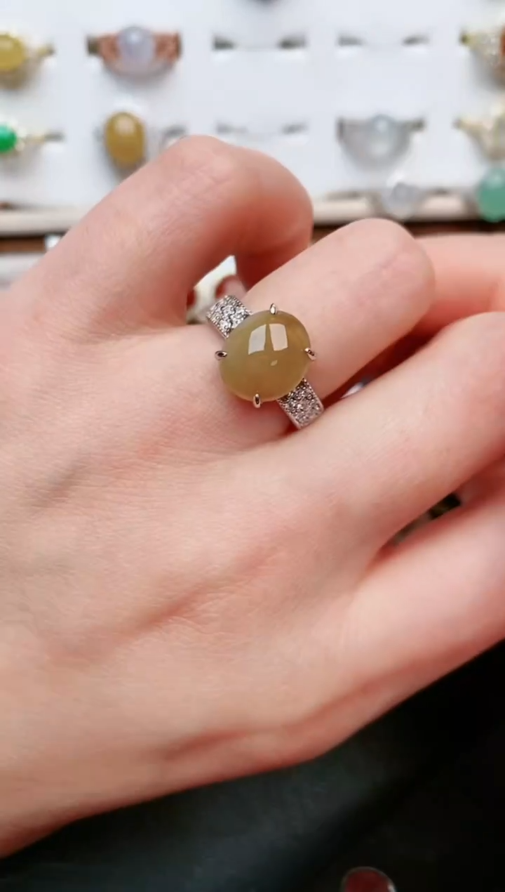 【闪购商品】翡翠戒指银S925镶嵌.....