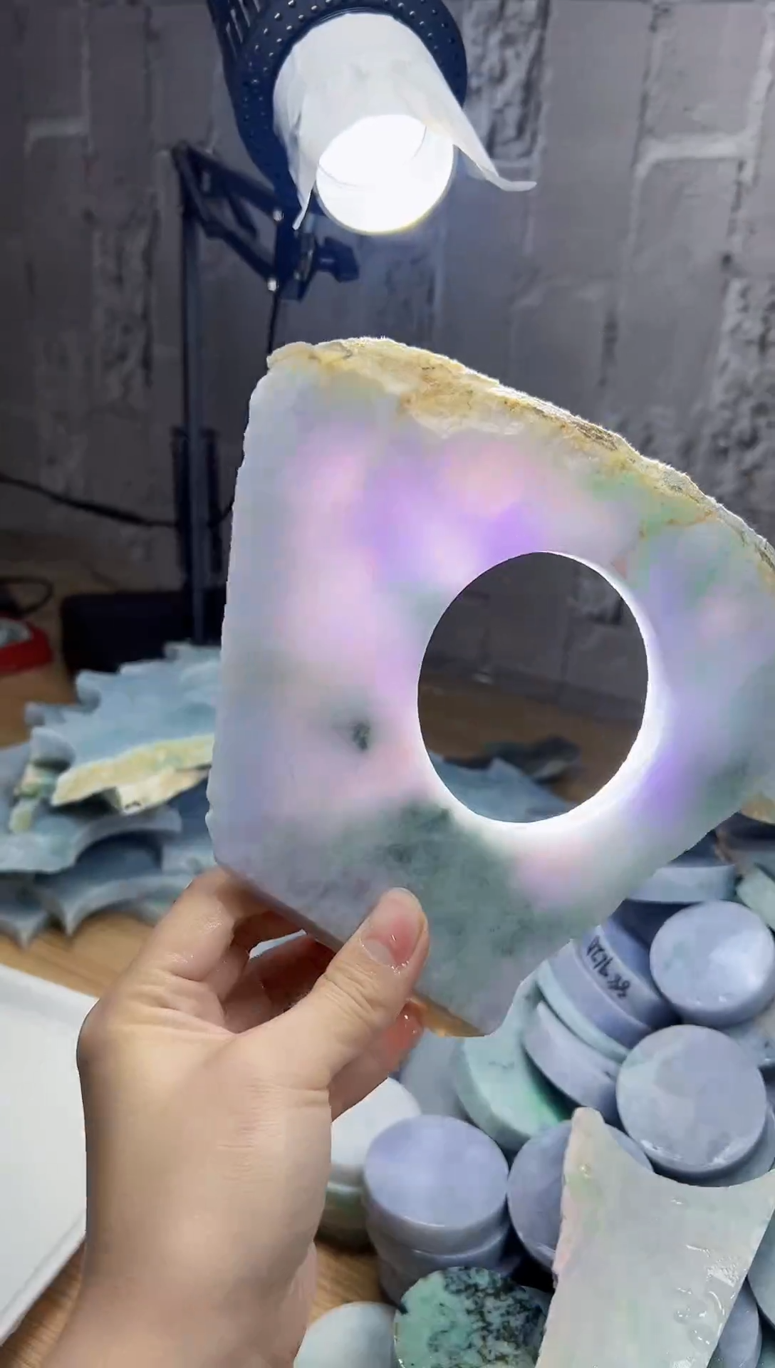 裸石翡翠天然翡翠A货余 南 454