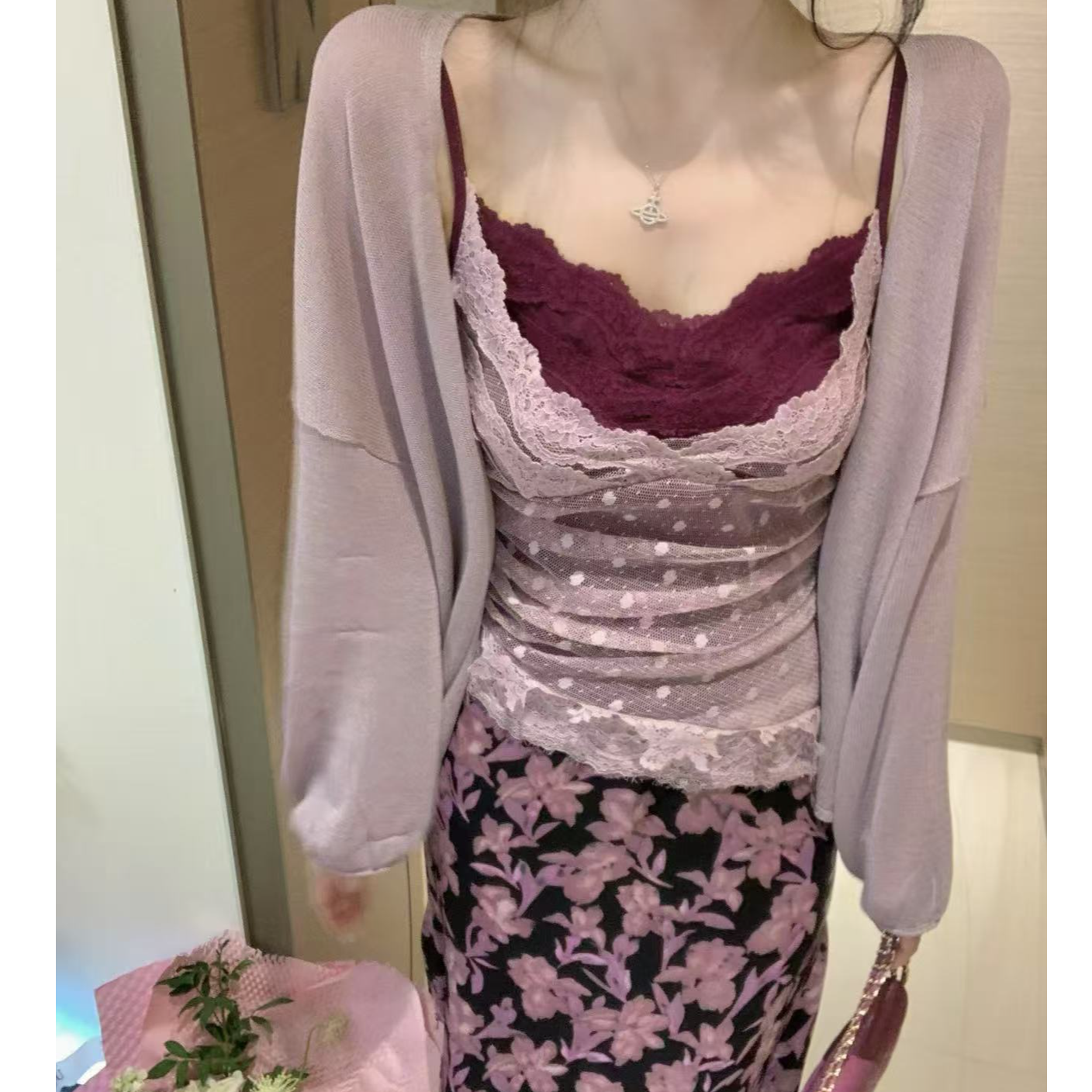 蒲蒲-2025夏日上新韩系ins风奶盐黄针织开衫慵懒风宽松百搭显瘦