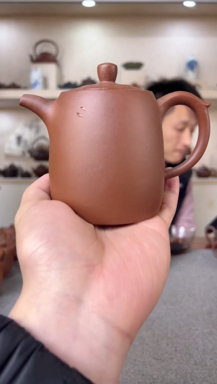 【闪购商品】紫砂茶壶高井栏 紫泥 半手工