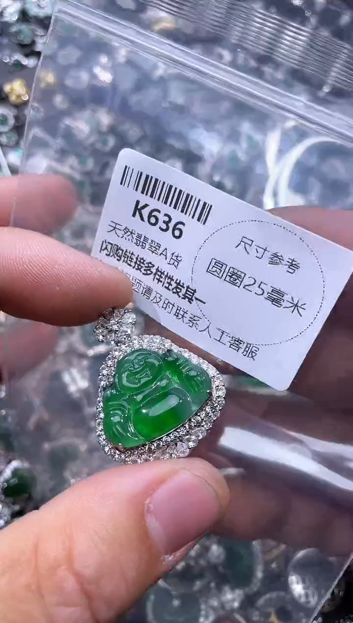 【闪购商品】翡翠颈饰未镶嵌K636基地