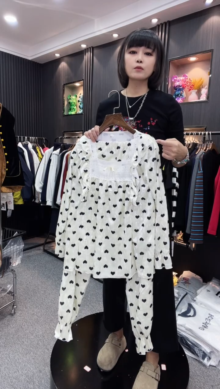 爱心钻石绒套装--