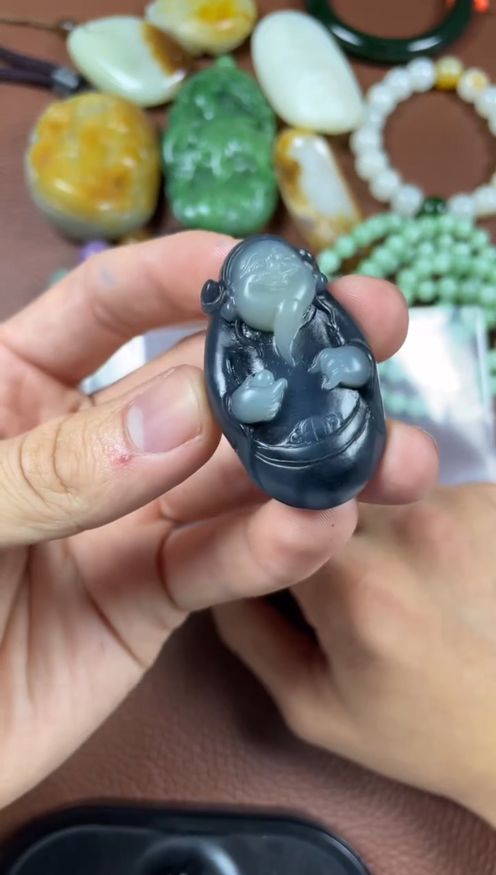 颈饰未镶嵌和田玉5