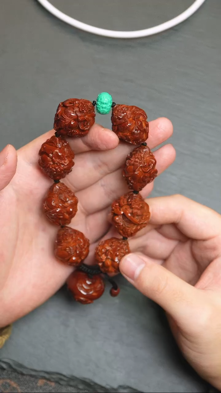 【闪购商品】橄榄核吊坠浙江东阳工骑兽钟馗回血