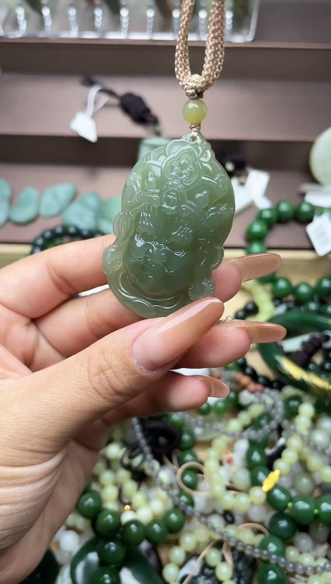 颈饰未镶嵌和田玉未镶嵌和田玉吊坠多样性拍一发一