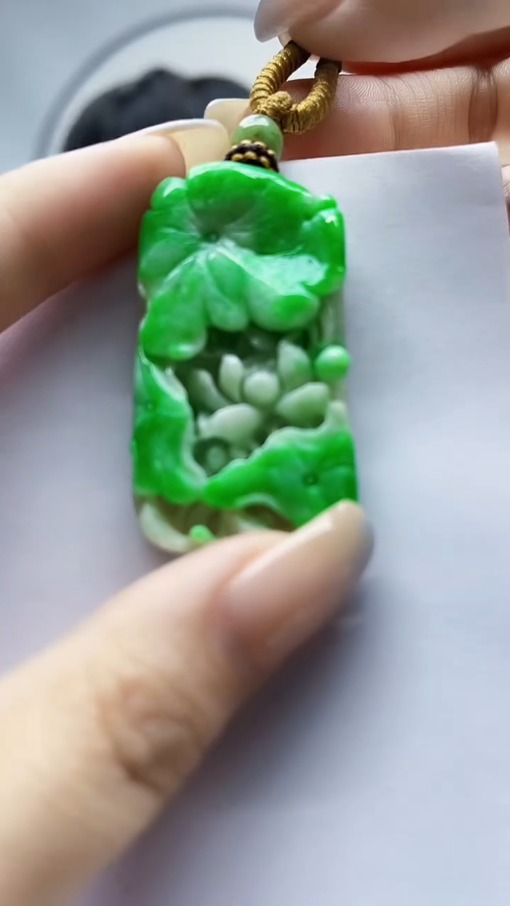 未镶嵌定制翡翠毛货-挂件51