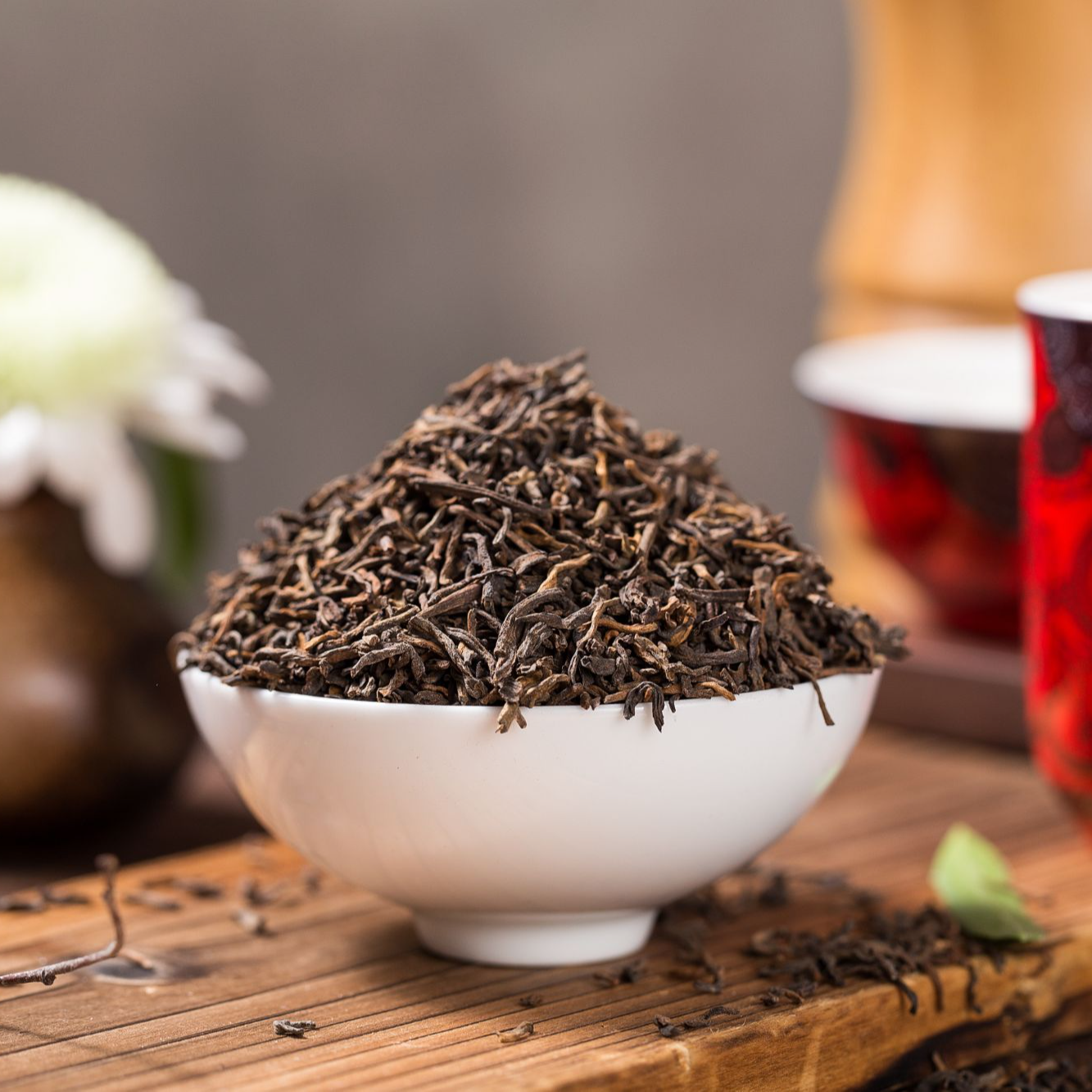 【 2014年宫廷一级普洱】 普洱熟茶 干仓存放无异味