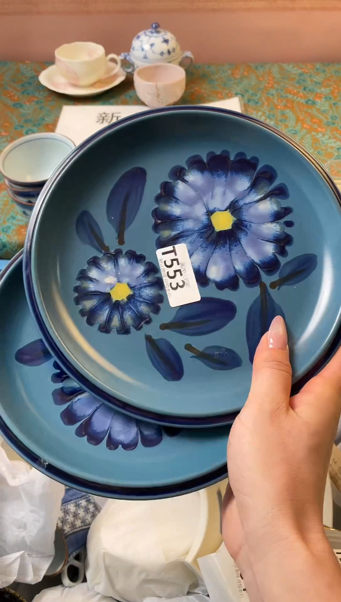 瓷片X*Q瓷器瓷器T553