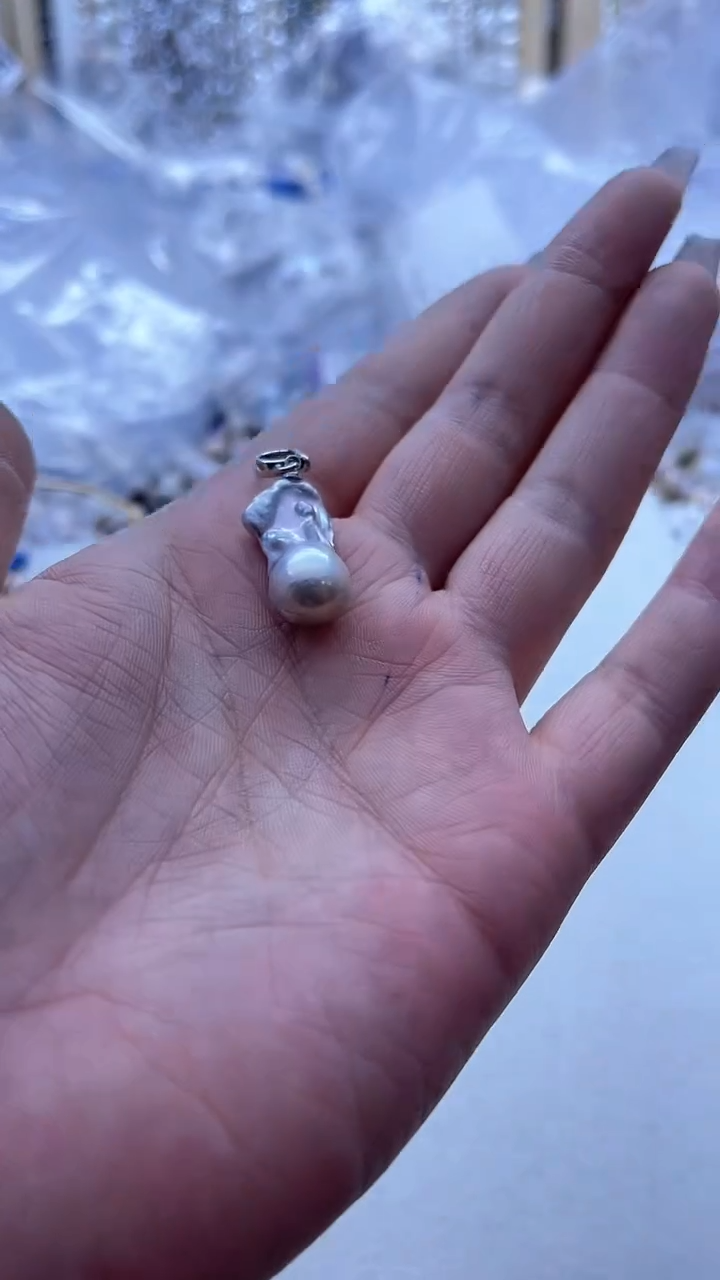 【闪购商品】淡水珍珠吊坠未镶嵌911