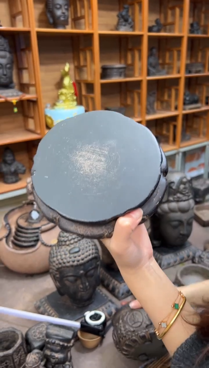 陶土【火山泥】金箍坛底座