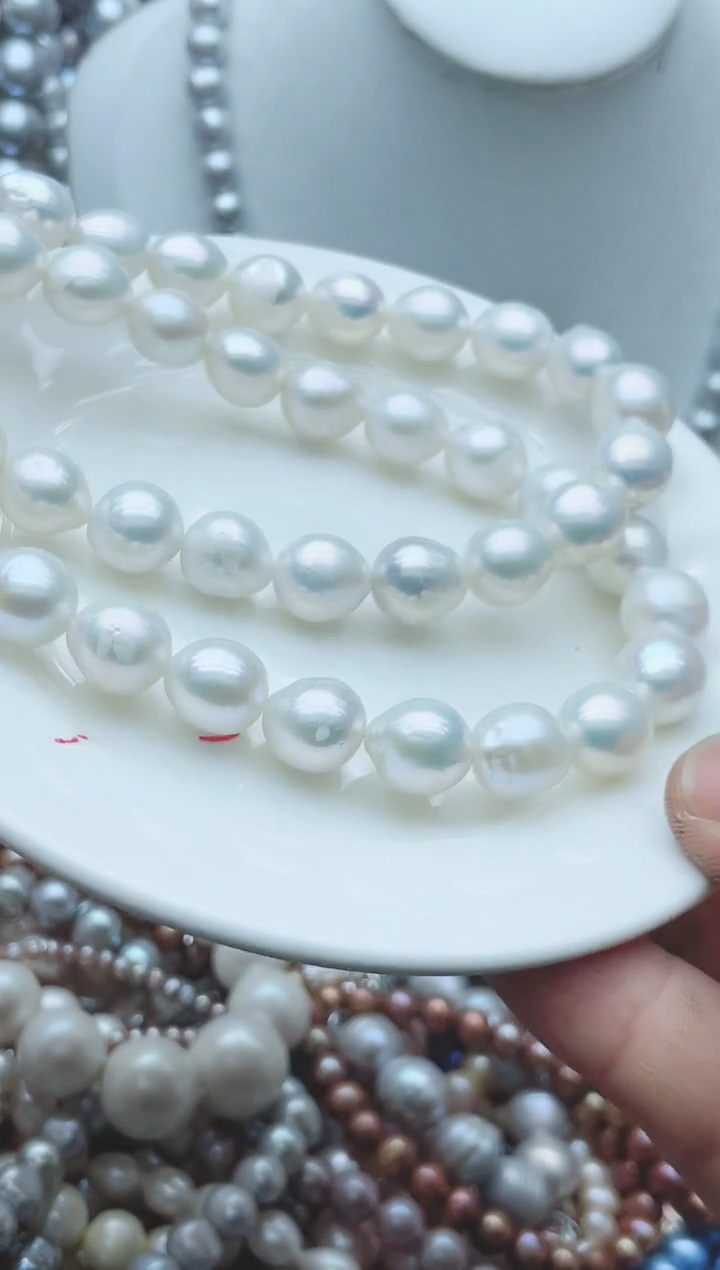 【闪购商品】淡水珍珠颈饰钛钢1