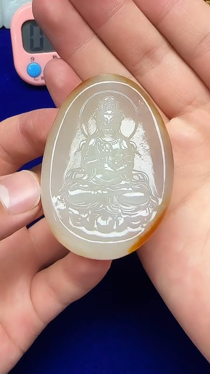 和田玉未镶嵌挂件1