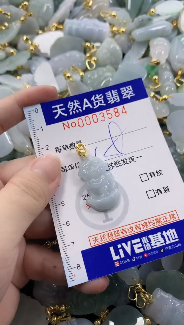 颈饰未镶嵌翡翠天然A货翡翠