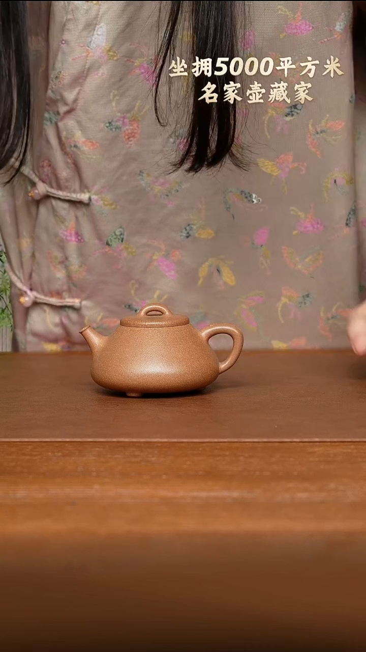 茶壶紫砂郑志涛心舟石瓢头段180cc