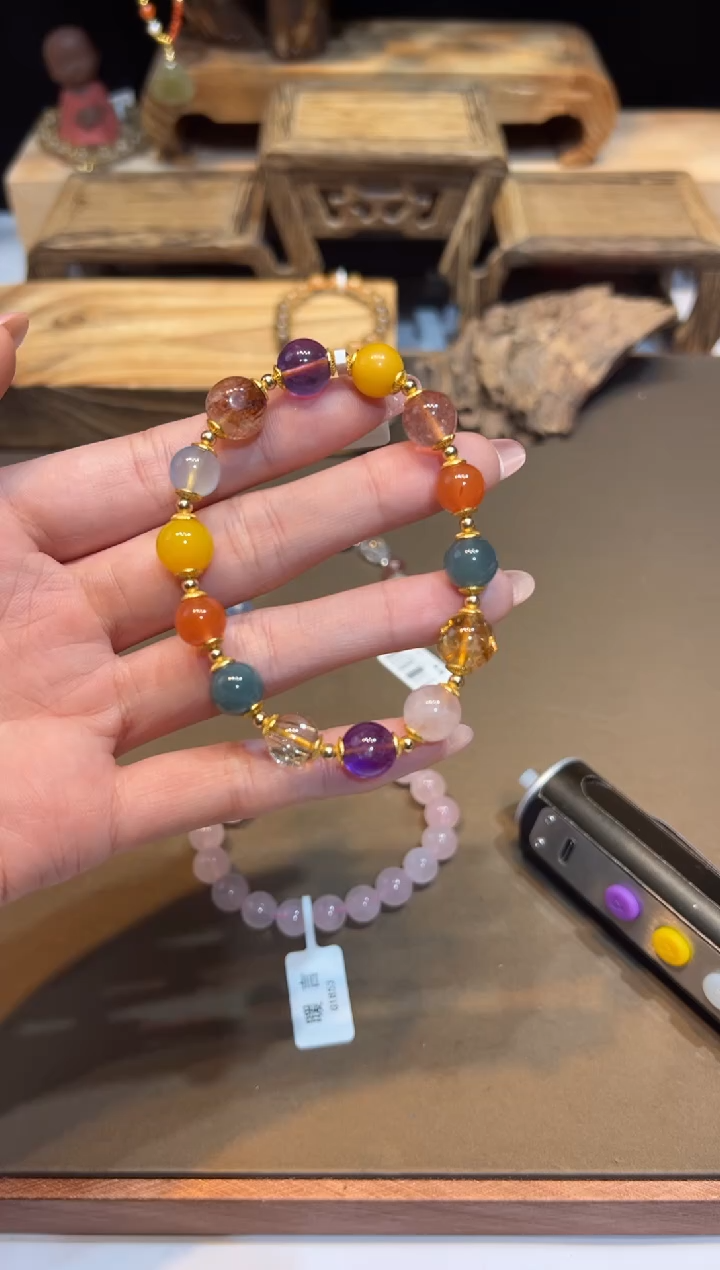 未镶嵌手链水晶手饰@@E4498