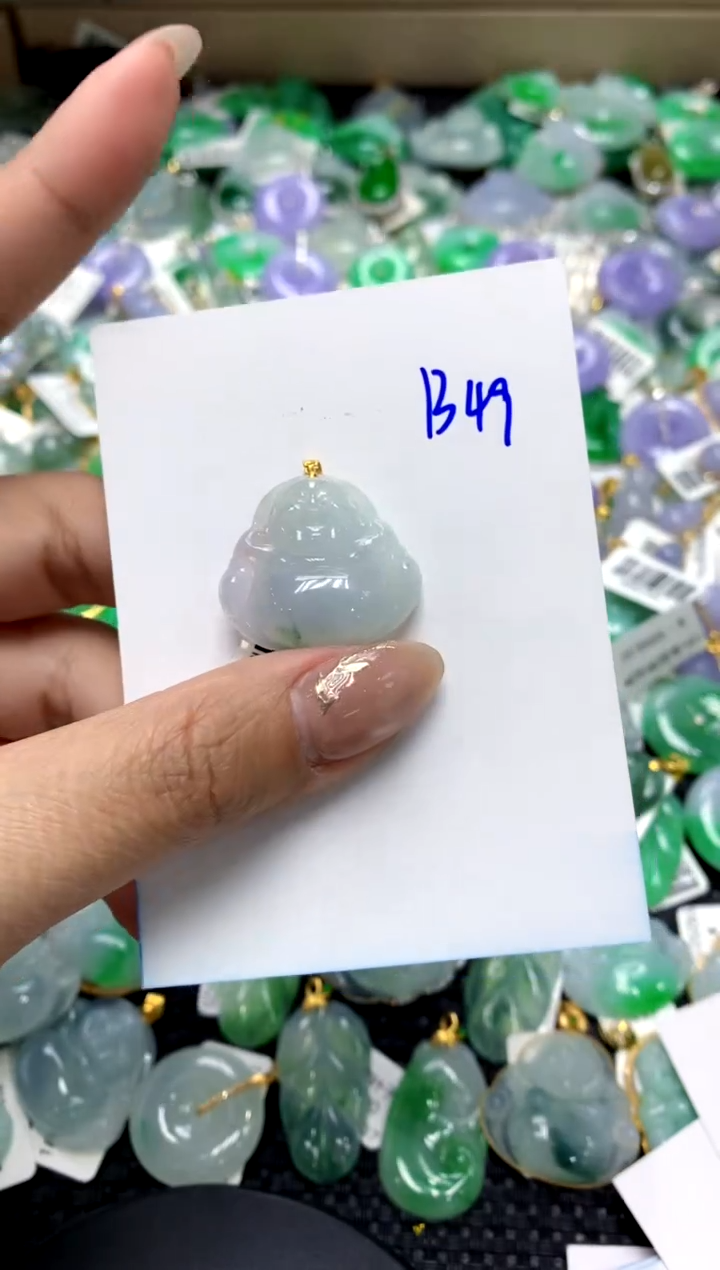 【闪购商品】翡翠颈饰18K金镶嵌1111111111111111