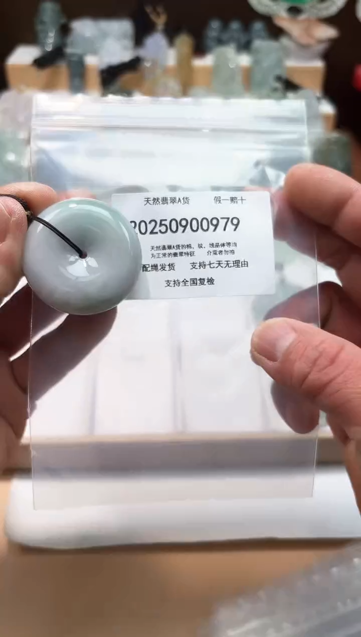 颈饰未镶嵌翡翠天然A货翡翠20250907