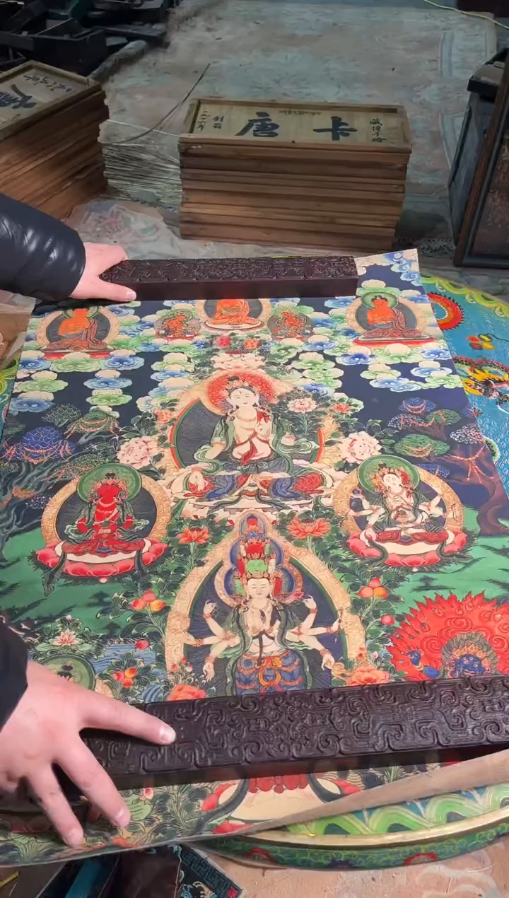 卷轴画卷轴画旭旭的唐卡10