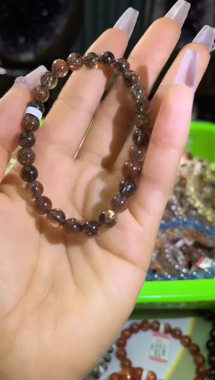 【闪购商品】水晶手链未镶嵌25多样性发其一黑金超7+