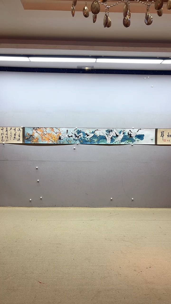 【闪购商品】国画张金专 群鹤劲舞